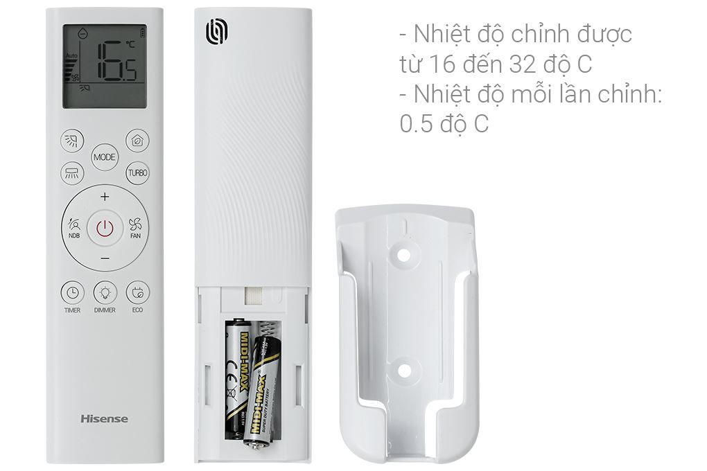 Điều hòa Hisense Inverter 12000 BTU AS-12TW4RWUVA00 Màu Trắng