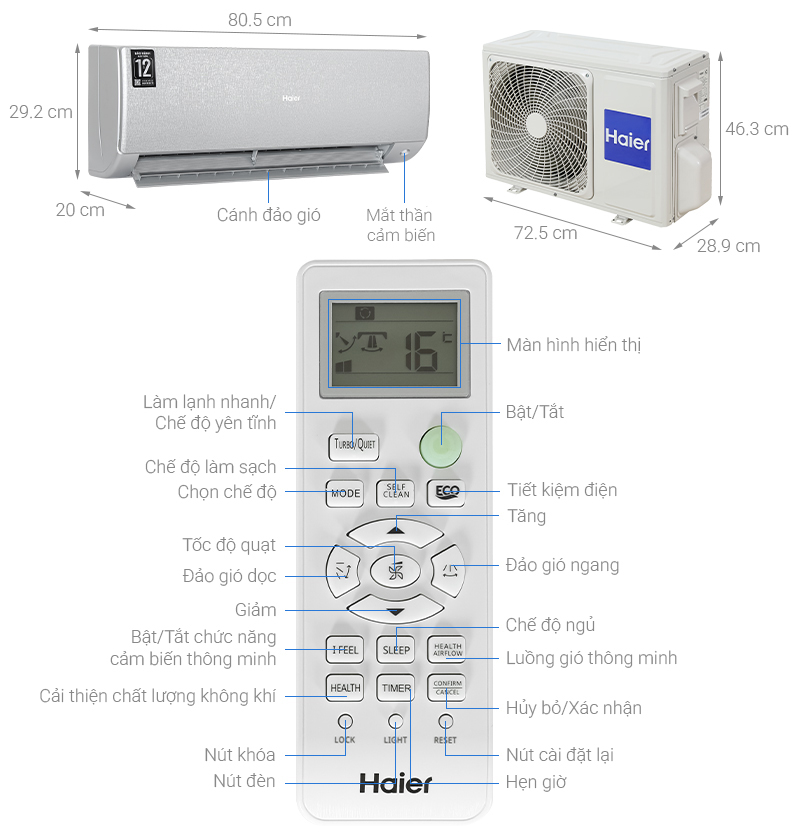 Máy lạnh Haier Inverter 1 HP HR-10VSP