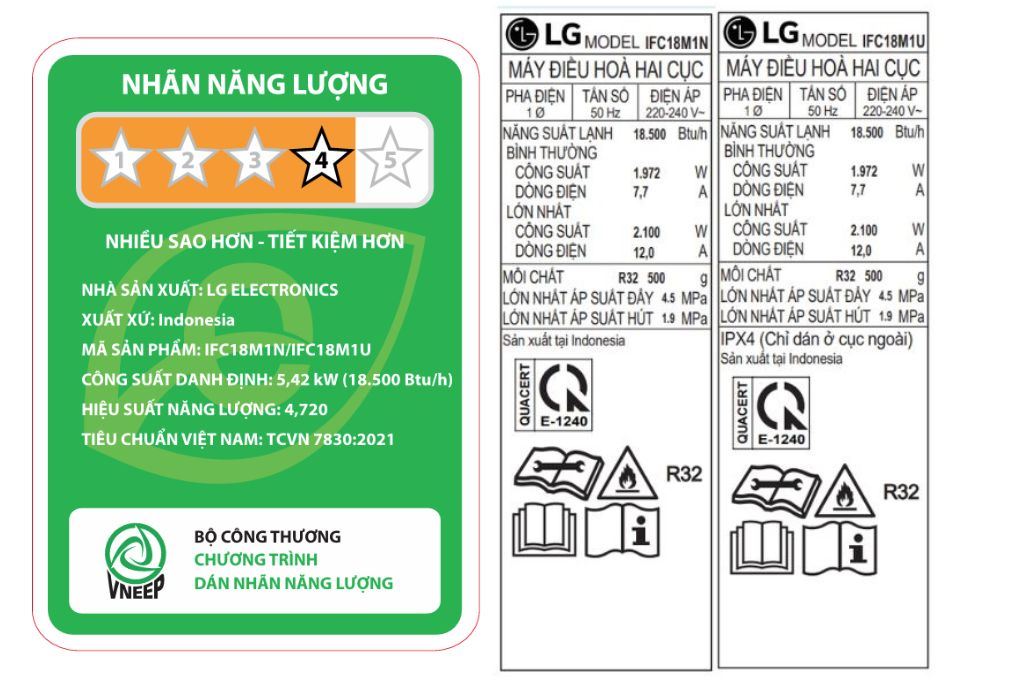 Điều hòa LG Inverter 18000 BTU IFC18M1