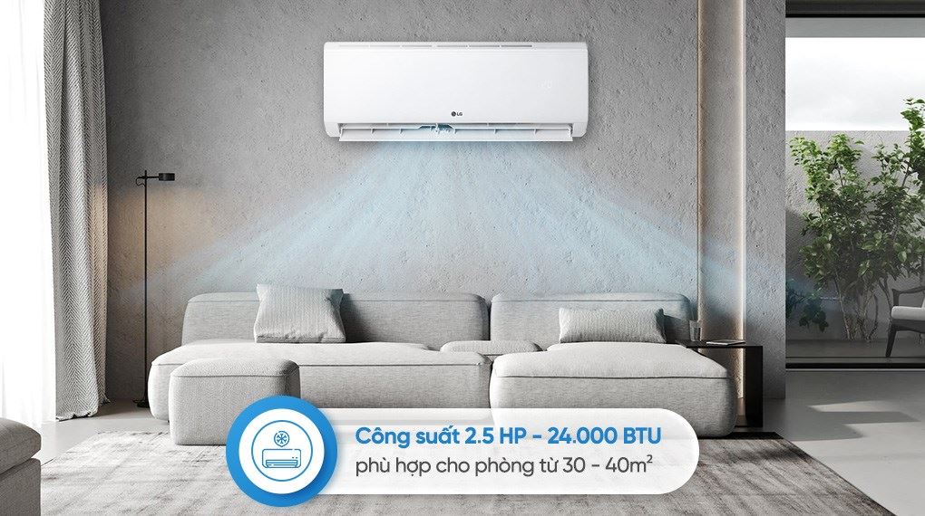 Máy lạnh LG Inverter 2.5 HP IFC24M1 - Công suất làm lạnh Máy lạnh LG Inverter 2.5 HP IFC24M1 - Công suất làm lạnh