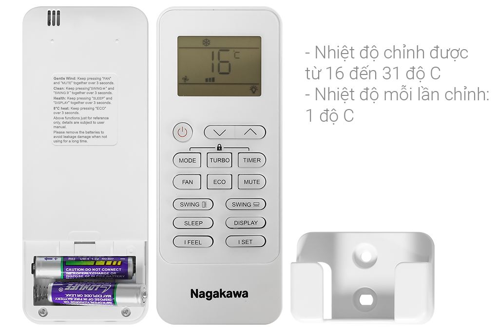 Máy lạnh Nagakawa Inverter 1 HP NIS-C09R2T62 Màu Trắng