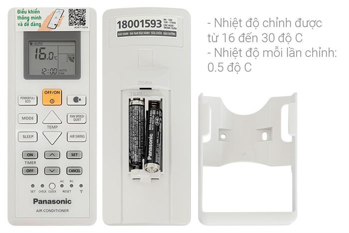 Điều hòa Panasonic Inverter 17700 BTU CU/CS-PU18CKH-8D Màu Trắng