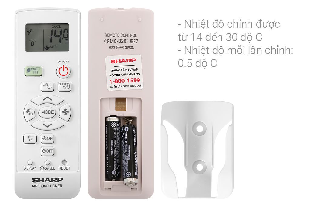 Điều hòa Sharp Inverter 18000 BTU AH-X18DEW Màu Trắng