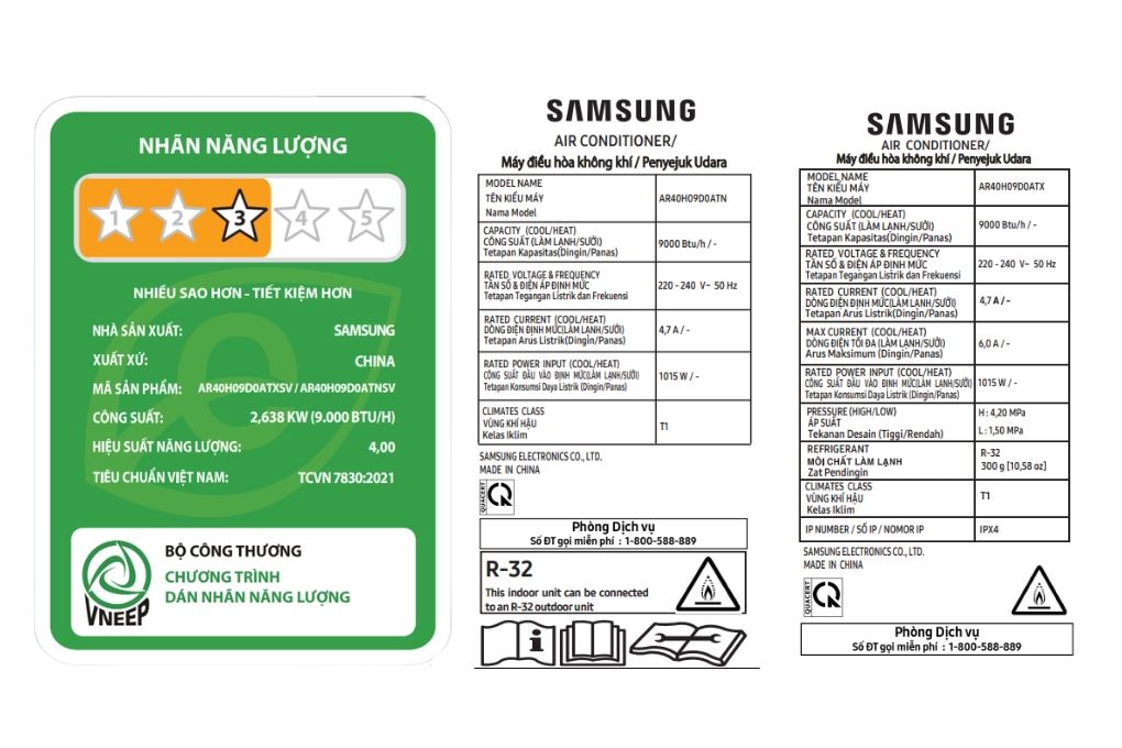 Máy lạnh Samsung Inverter 1 HP AR40H09D0ATNSV Màu Trắng