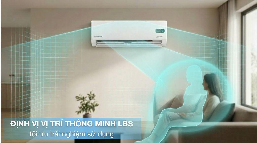 Định vị vị trí LBS - Máy lạnh Comfee Inverter 1 HP CFS-10VGX Định vị vị trí LBS - Máy lạnh Comfee Inverter 1 HP CFS-10VGX