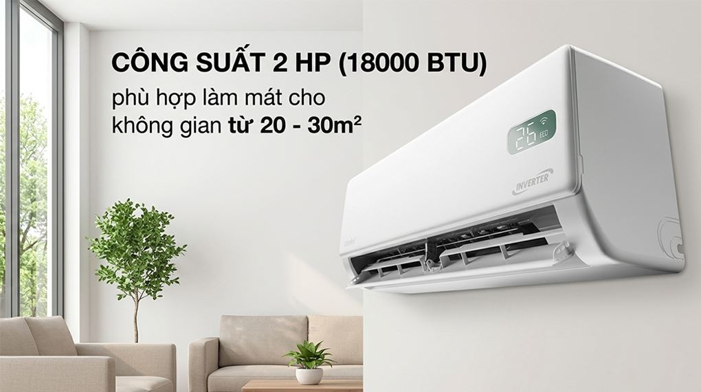 Máy lạnh Comfee Inverter 2 HP CFS-18VGX - Công suất Máy lạnh Comfee Inverter 2 HP CFS-18VGX - Công suất