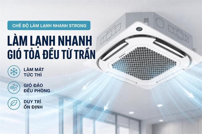 Máy lạnh âm trần Nagakawa Inverter 4 HP NIT-C36R2U35 (3 pha)