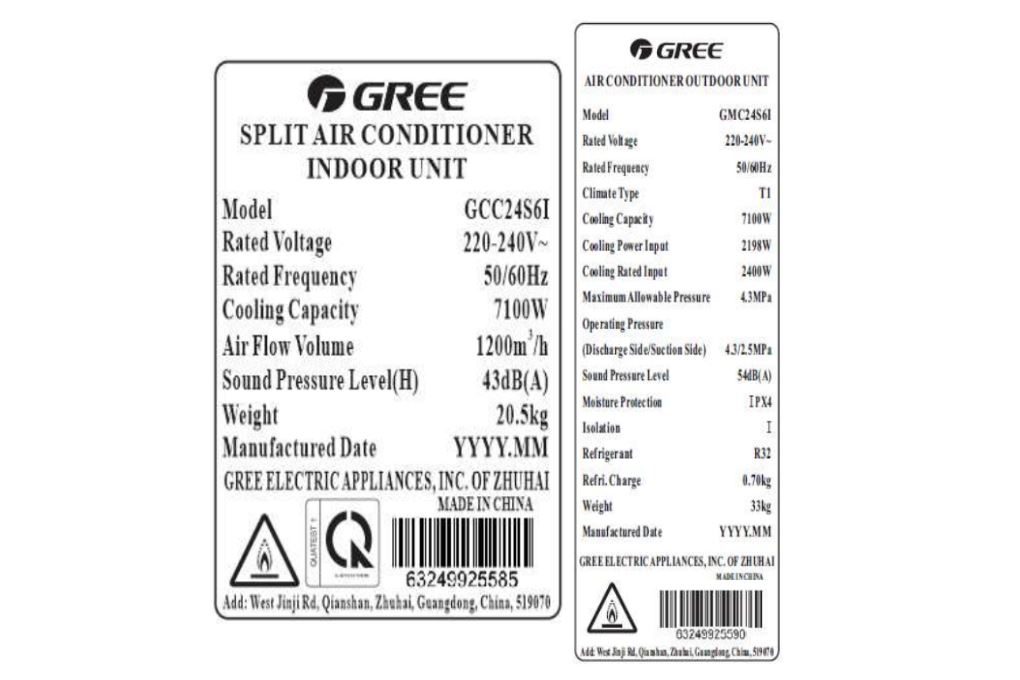 Điều hòa âm trần Gree Inverter 24200 BTU GCC24S6I-GMC24S6I