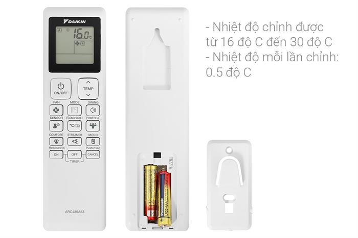 Máy lạnh 2 chiều Daikin Inverter 1 HP FTHF25XVMV Màu Trắng