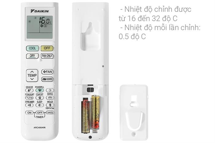 Máy lạnh Daikin Inverter 1 HP FTKM25AVMV Màu Trắng