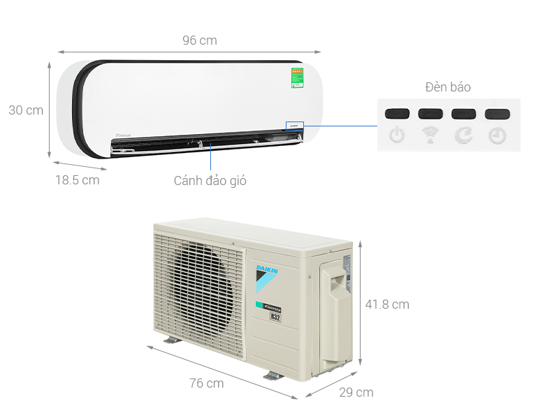 Máy lạnh Daikin Inverter 1 HP MTKC25AVMVW