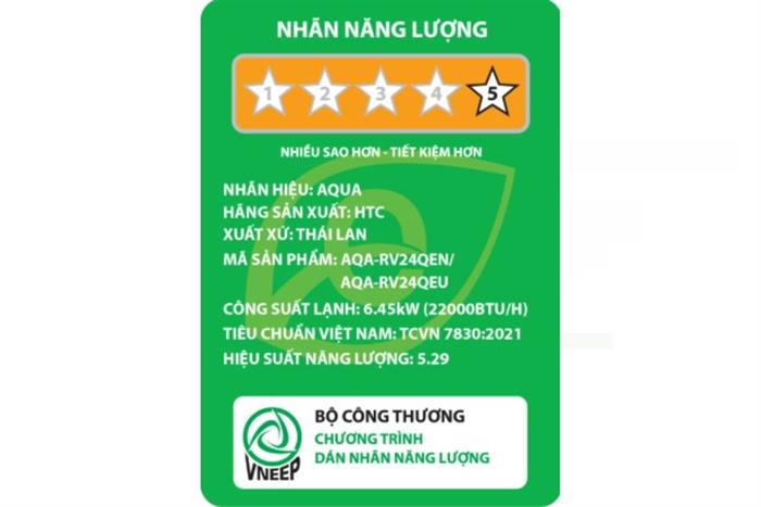 Máy lạnh AQUA Inverter 2.5 HP AQA-RV24QE Màu Trắng