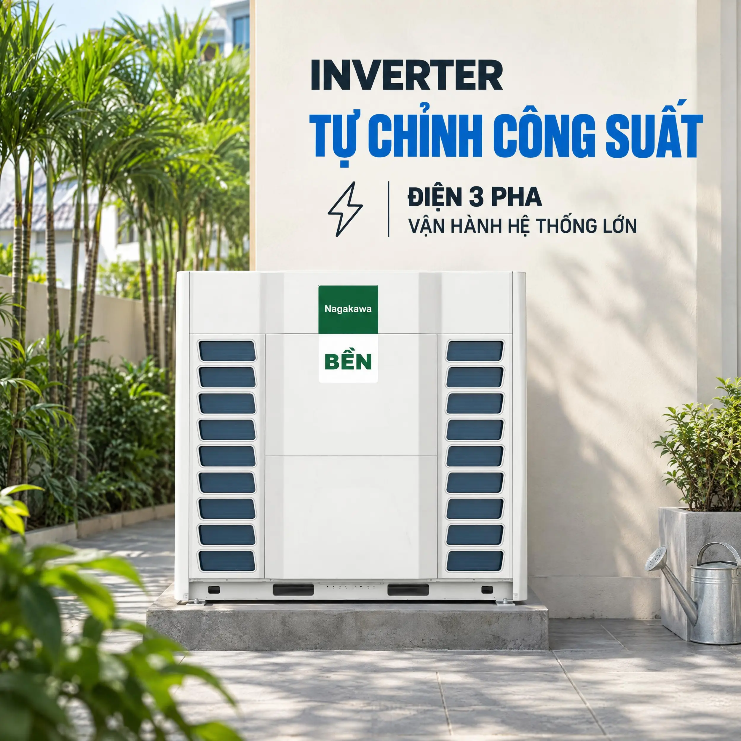 Dàn nóng Nagakawa VRF 2 chiều Inverter 8 HP NAU-H252U02