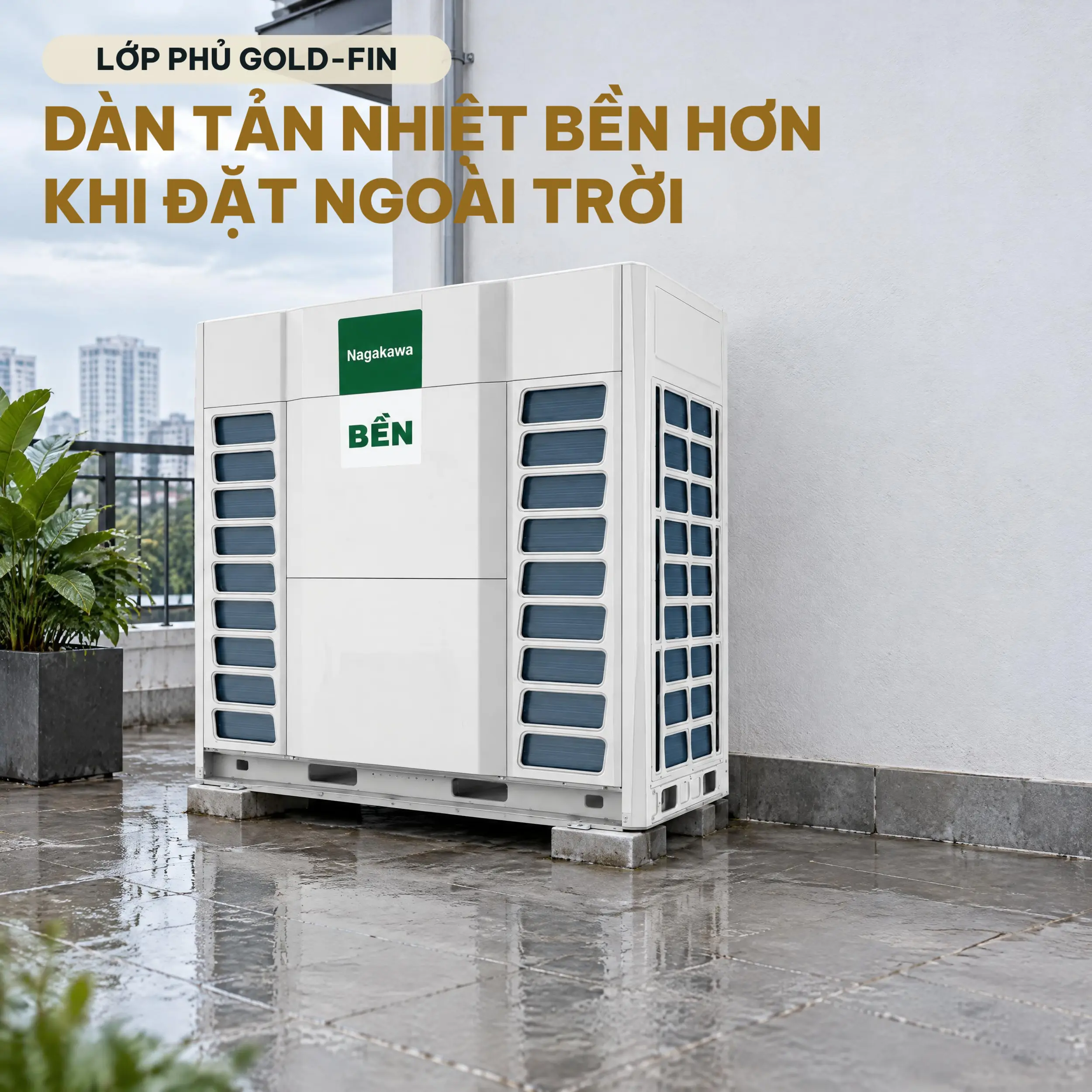Dàn nóng Nagakawa VRF 2 chiều Inverter 20 HP NAU-H560U02