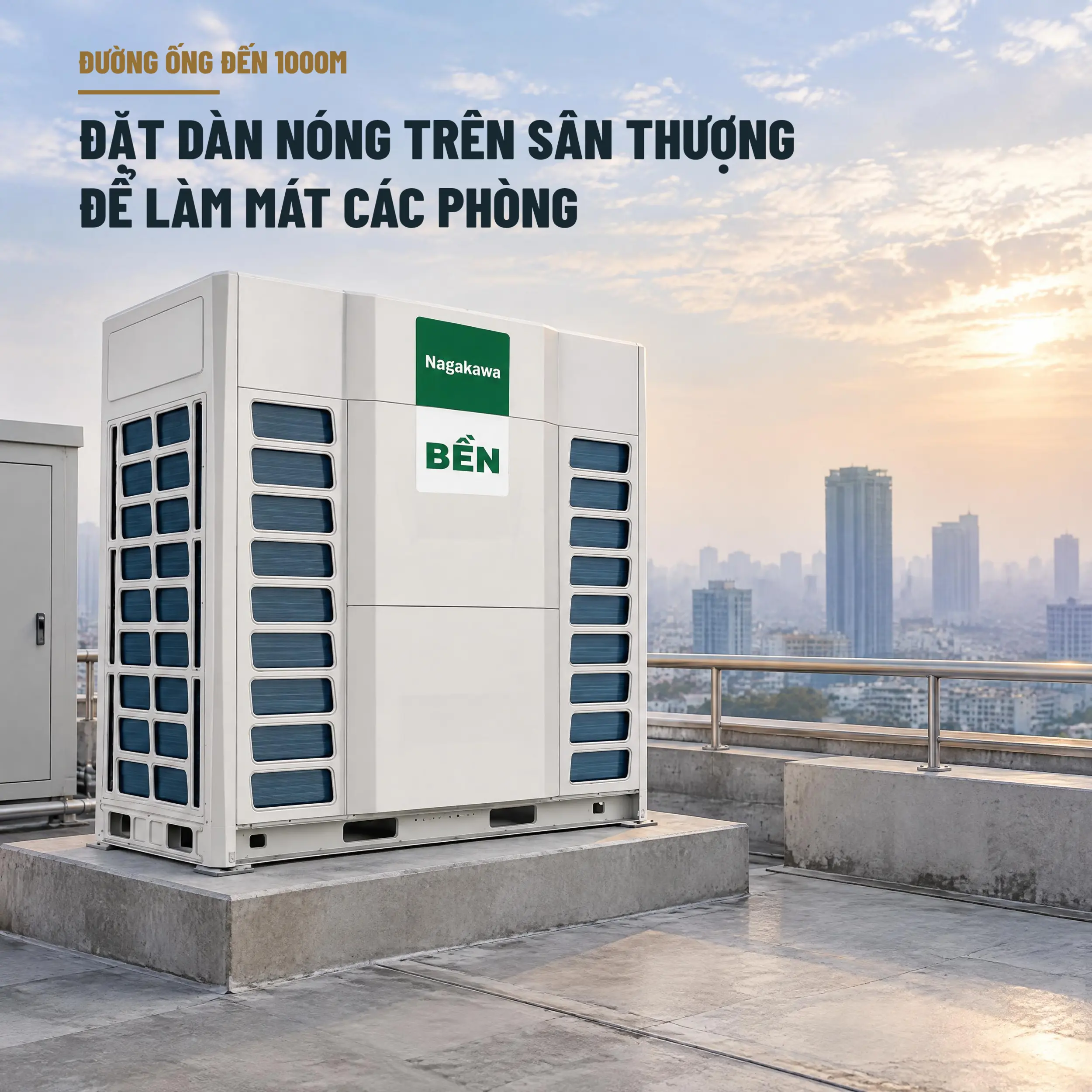 Dàn nóng Nagakawa VRF 2 chiều Inverter 24 HP NAU-H680U02
