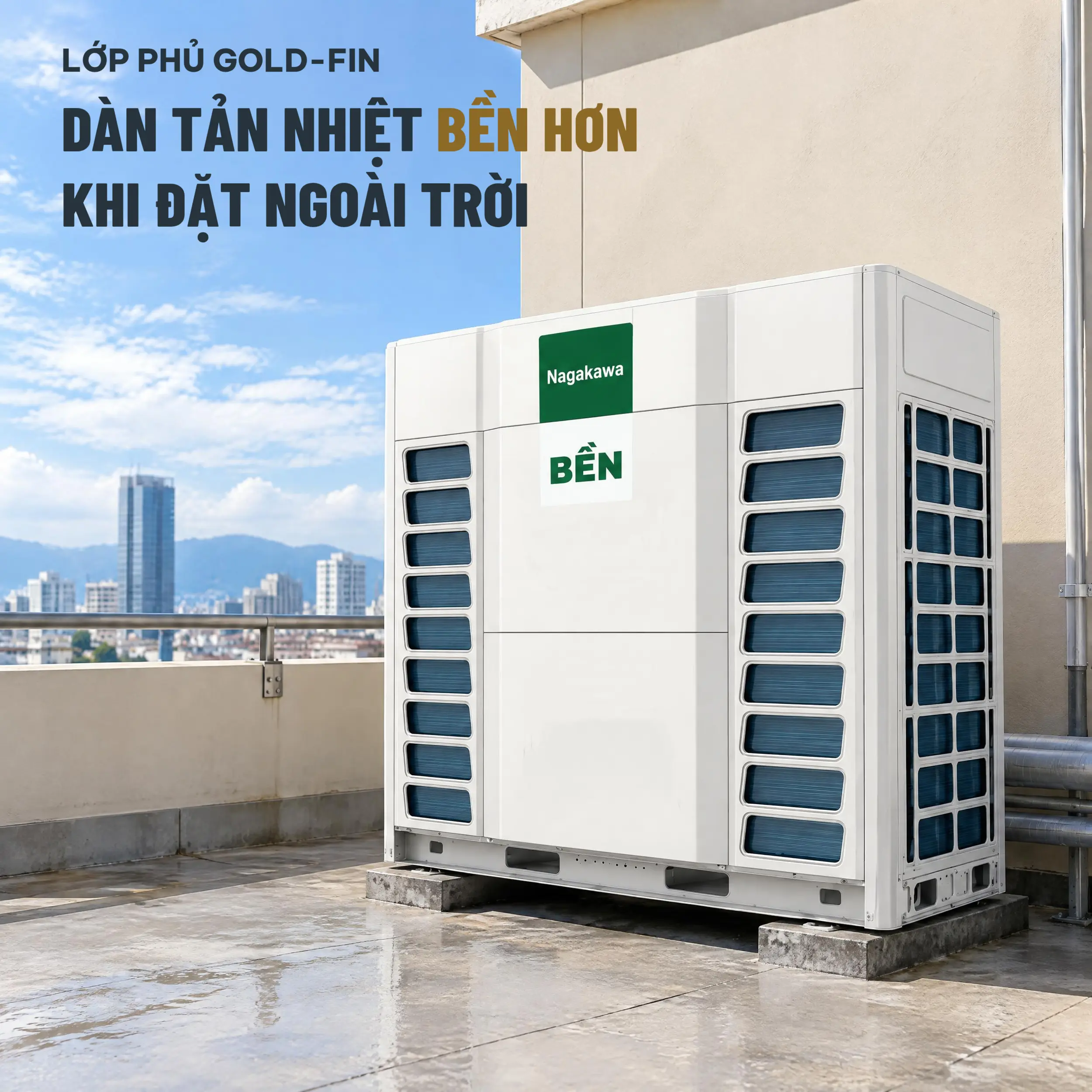 Dàn nóng Nagakawa VRF 2 chiều Inverter 24 HP NAU-H680U02