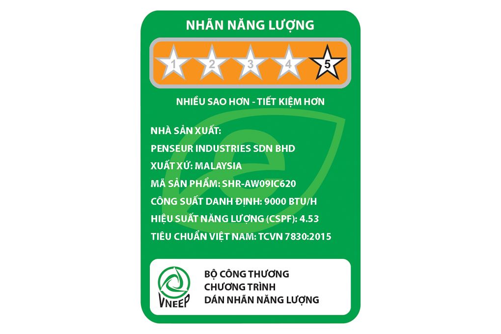Máy lạnh Sunhouse Inverter 1 HP SHR-AW09IC620 Màu Trắng