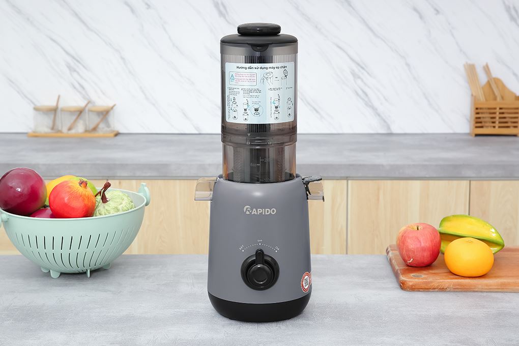 Máy ép chậm Rapido RSJ-250GM Màu Xám