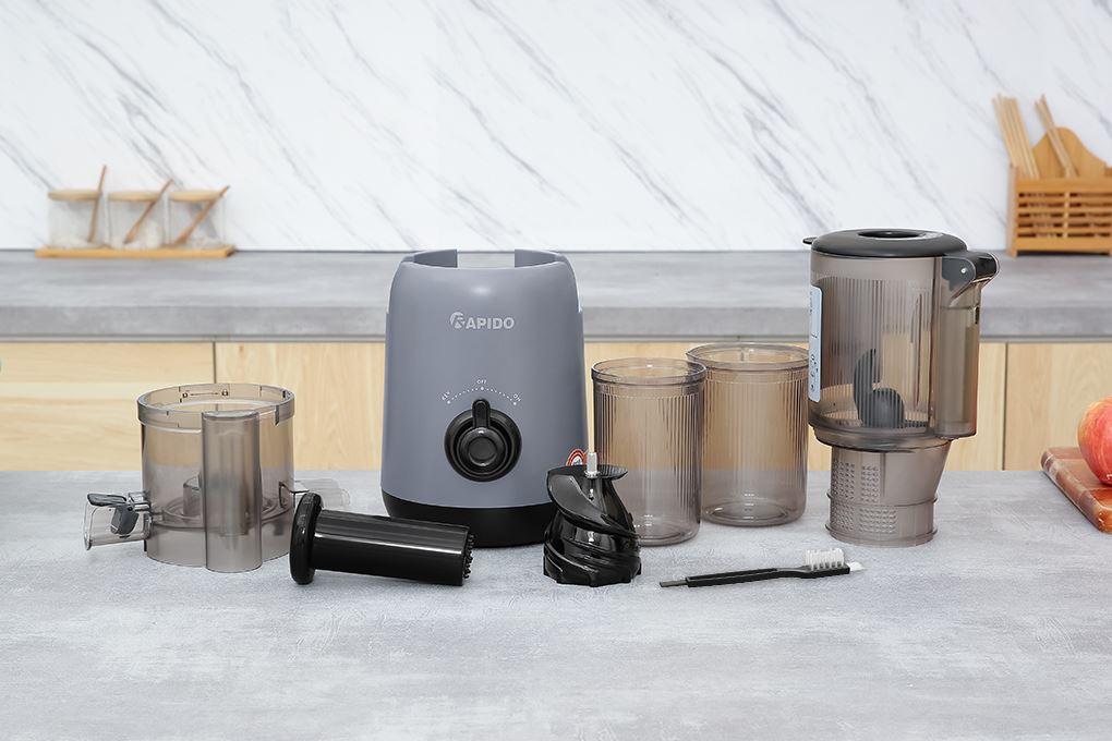 Máy ép chậm Rapido RSJ-250GM Màu Xám
