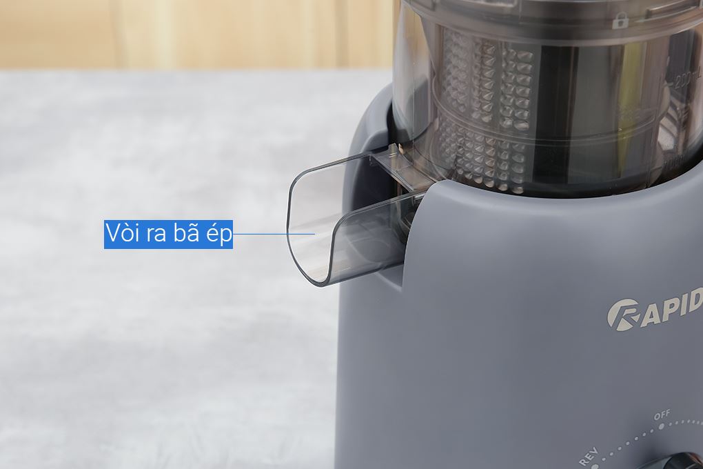 Máy ép chậm Rapido RSJ-250GM Màu Xám