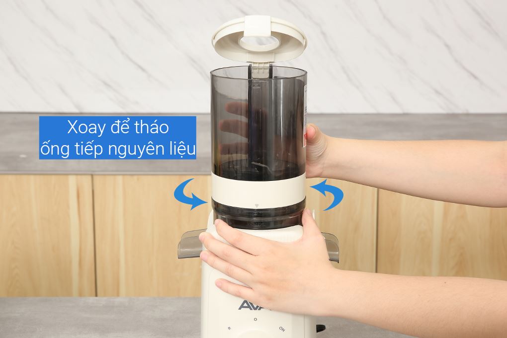 Máy ép chậm AVA ZZJ851A Màu Màu be