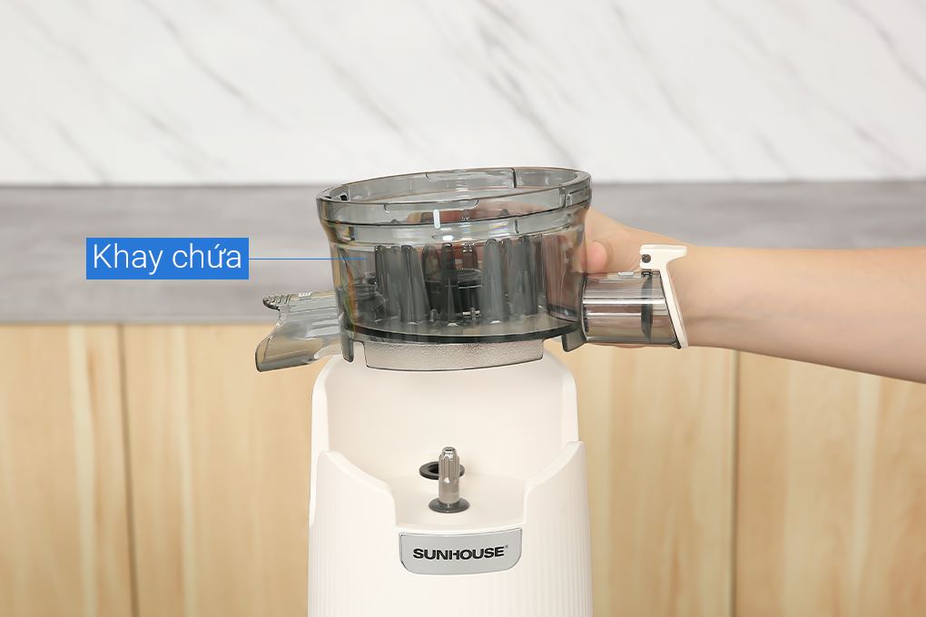 Máy ép chậm Sunhouse SHD5504 Màu Trắng - Kem