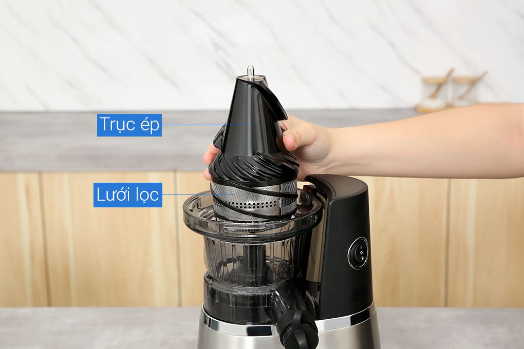 Máy ép chậm BlueStone SJB-6557 Màu Bạc Inox