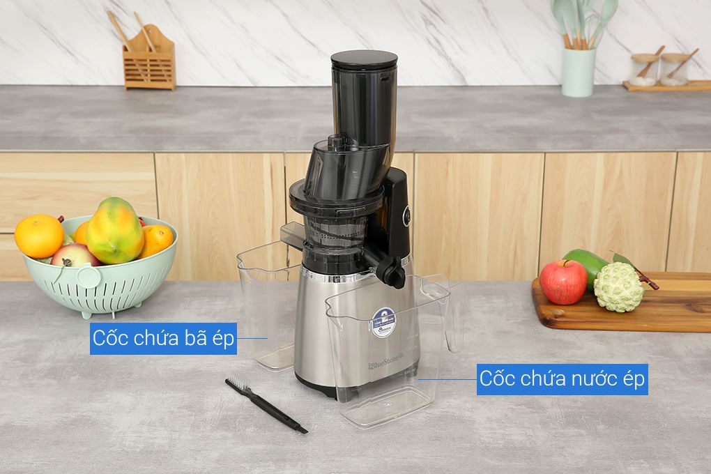 Máy ép chậm BlueStone SJB-6557 Màu Bạc Inox