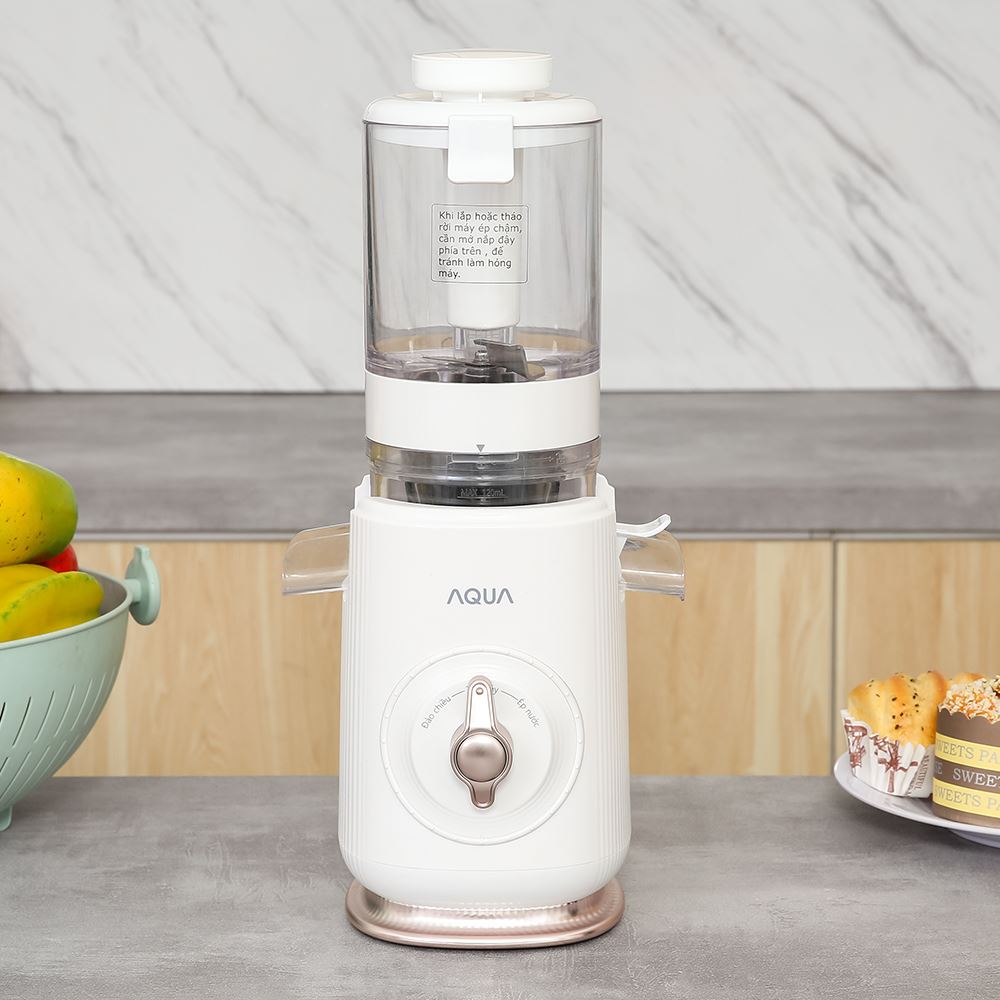 Máy ép chậm AQUA AQS-JSJ0901RW-VN Màu Trắng