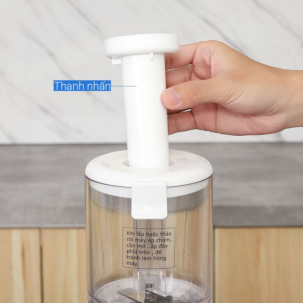 Máy ép chậm AQUA AQS-JSJ0901RW-VN Màu Trắng