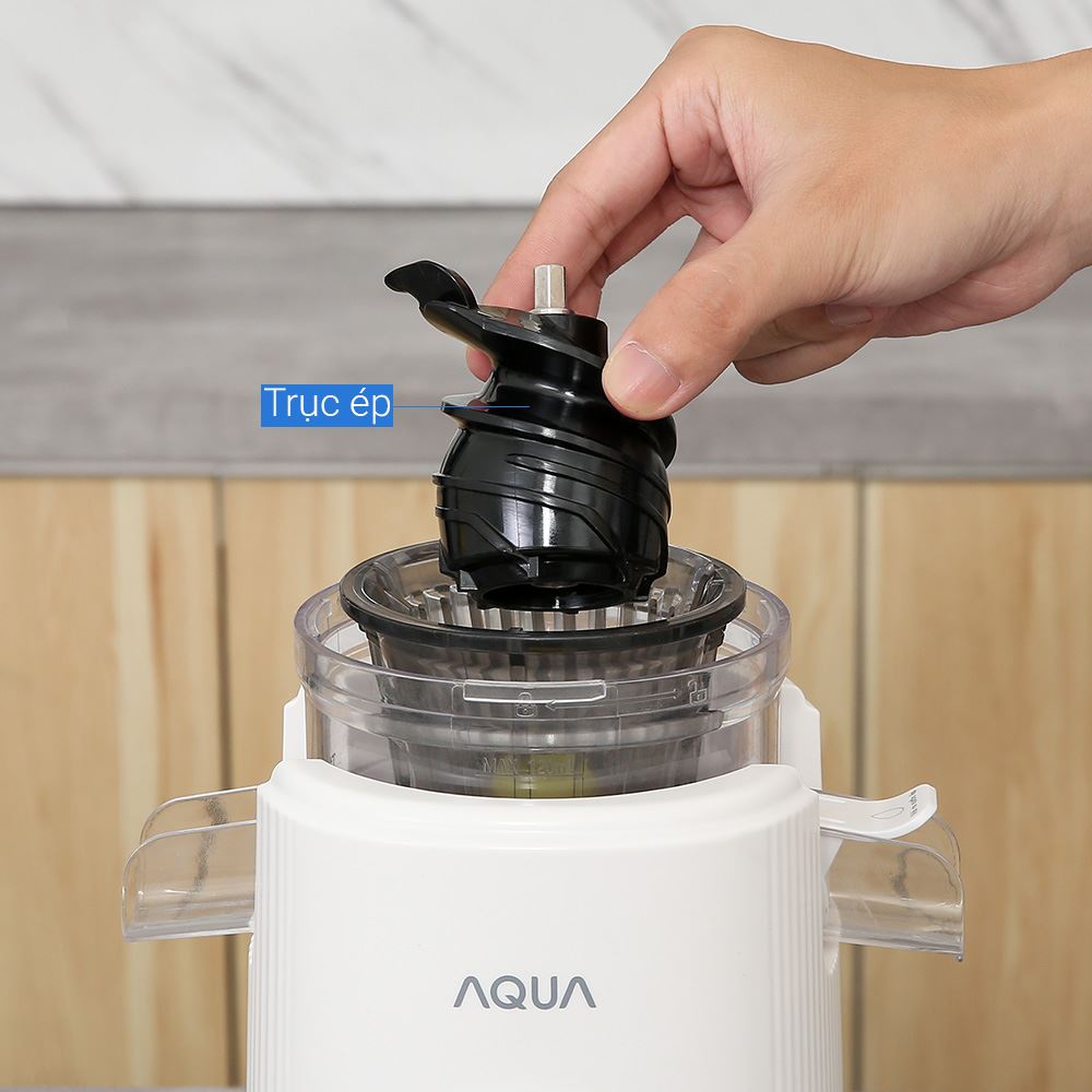 Máy ép chậm AQUA AQS-JSJ0901RW-VN Màu Trắng