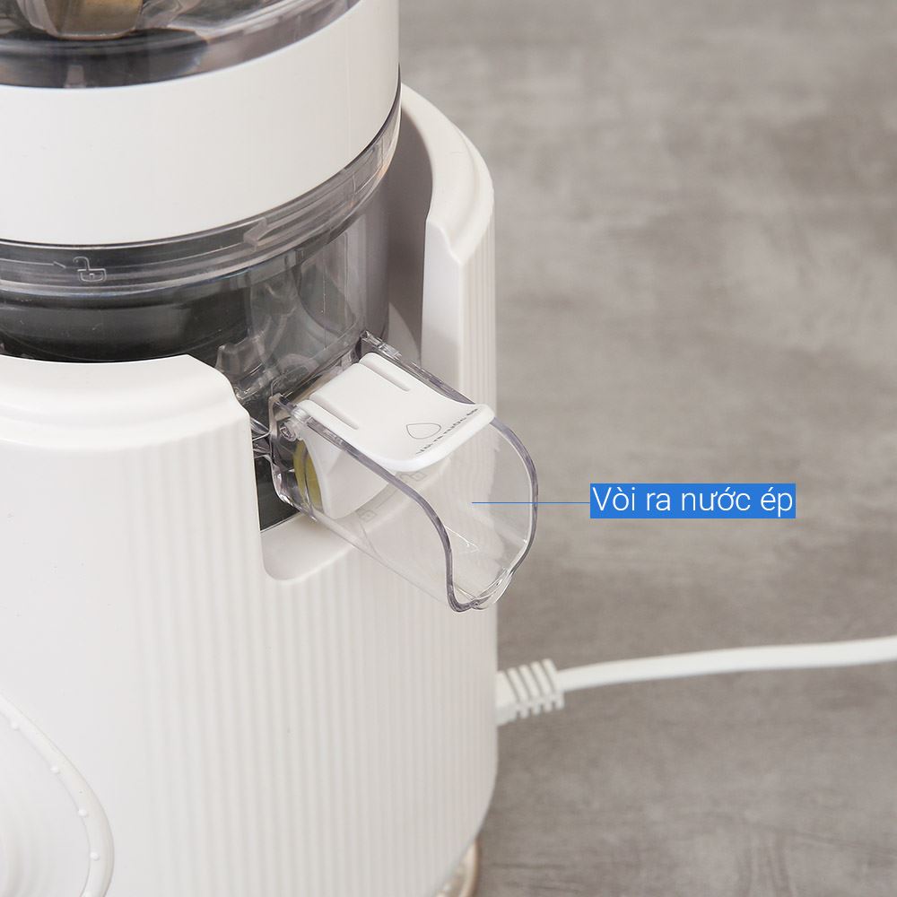 Máy ép chậm AQUA AQS-JSJ0901RW-VN Màu Trắng