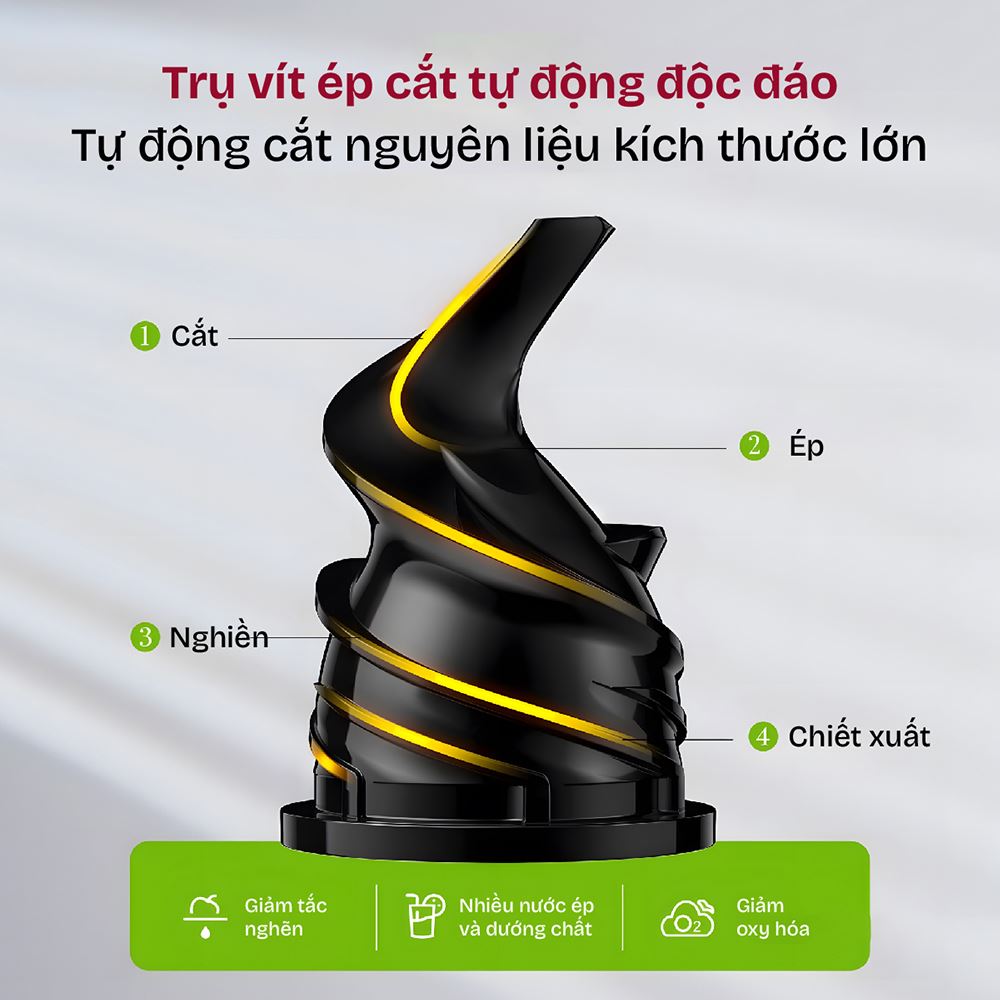 Máy ép chậm FUJIHOME SJ08 Màu Đen