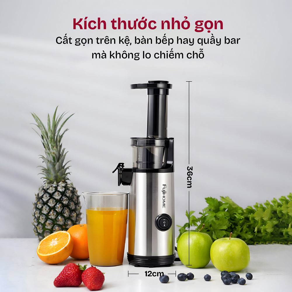 Máy ép chậm FUJIHOME SJ08 Màu Đen