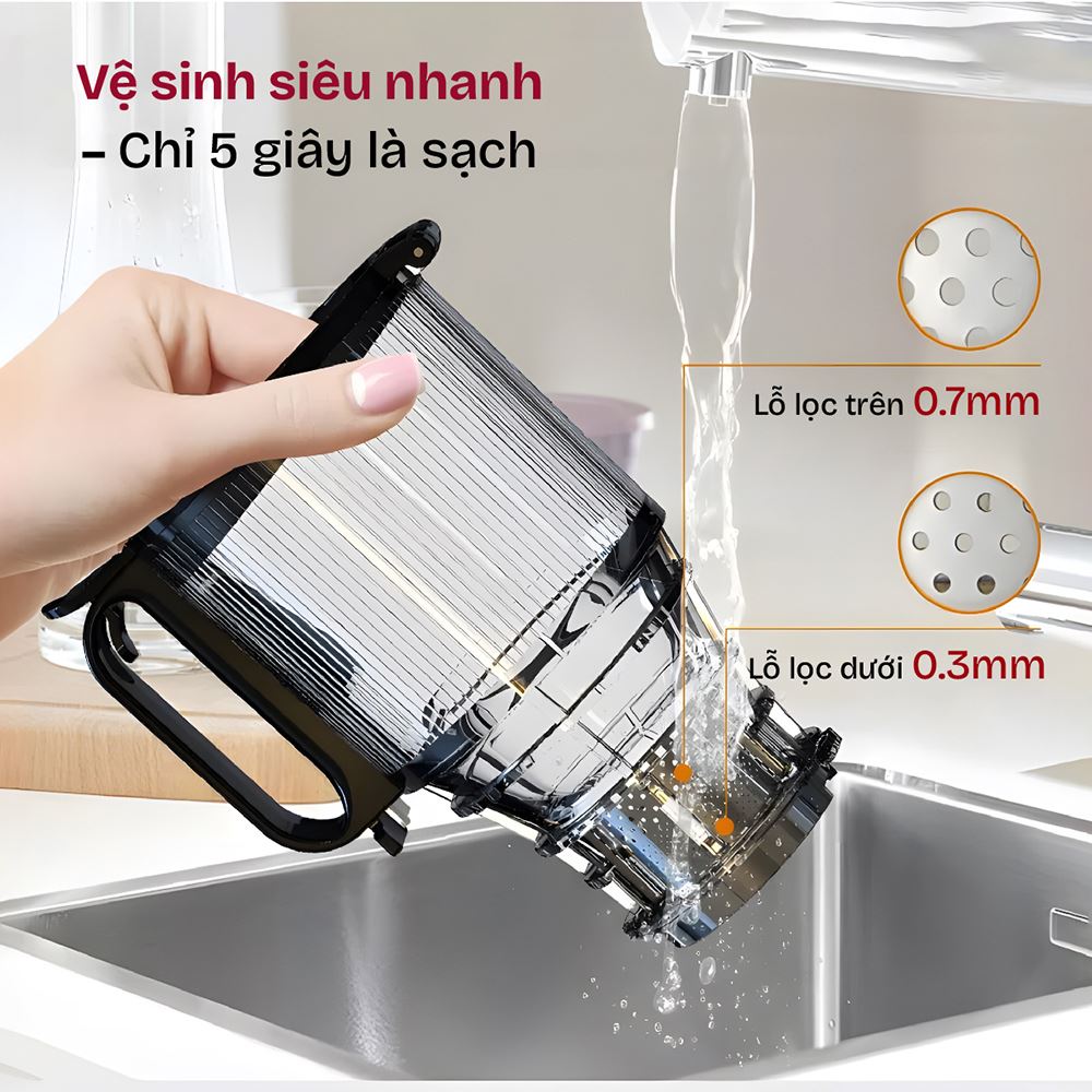 Máy ép chậm FUJIHOME SJ16 Màu Đen