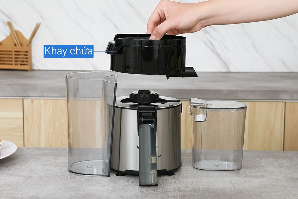 Máy ép trái cây Kangaroo KGFJ8M1G Màu Đen - Bạc