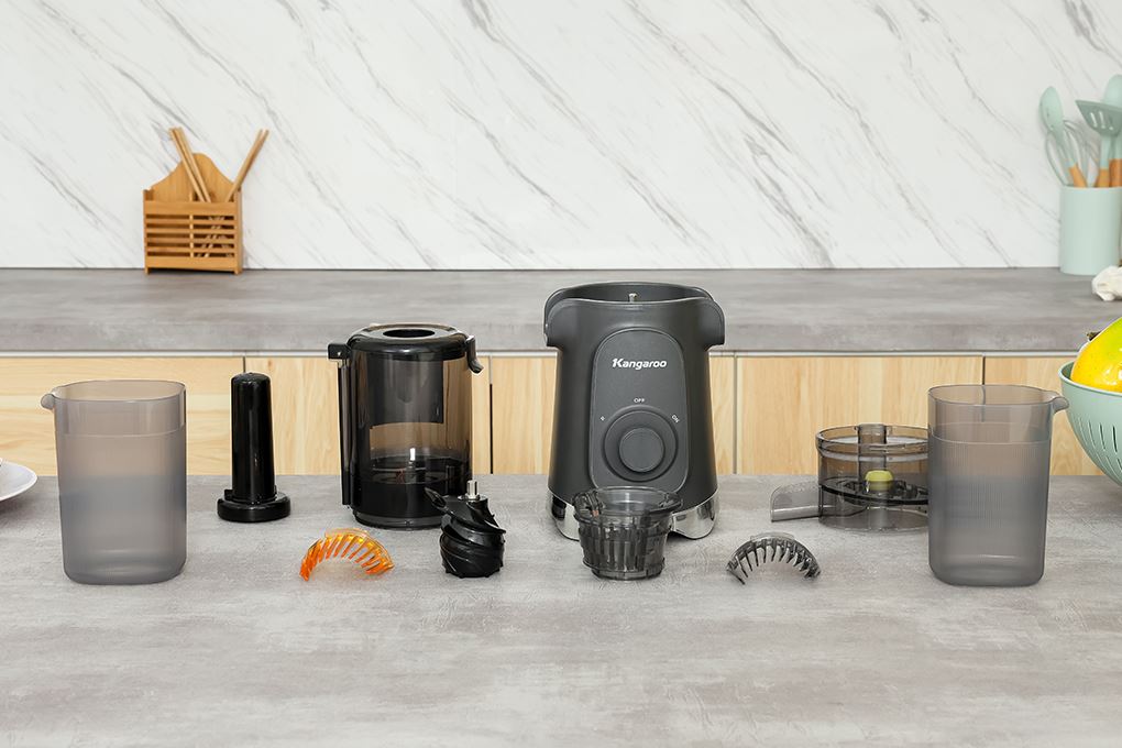 Máy ép chậm Kangaroo KGSJ15M1G Màu Ghi đen
