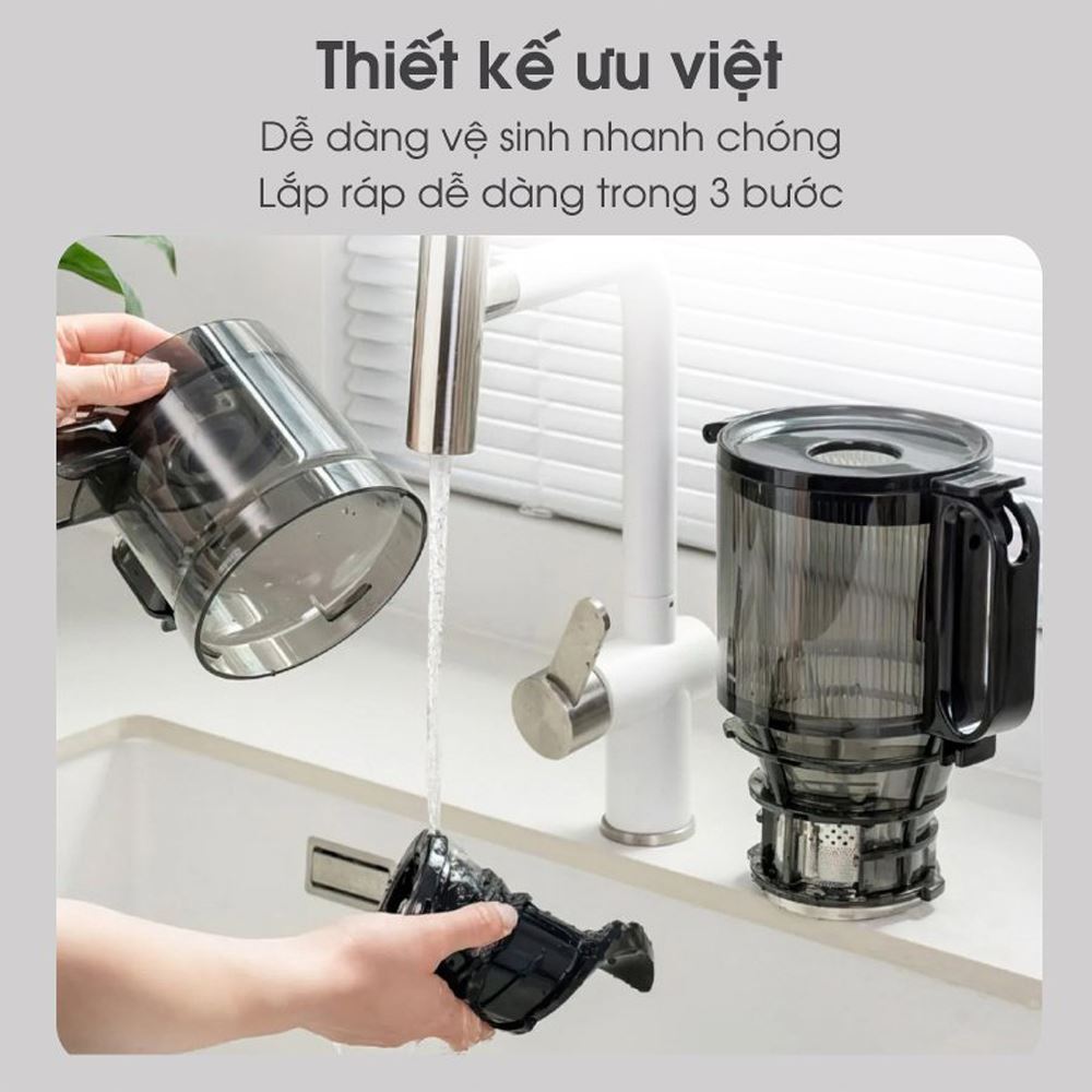 Máy ép chậm Kalite KSJ868 Màu Đen - Xám