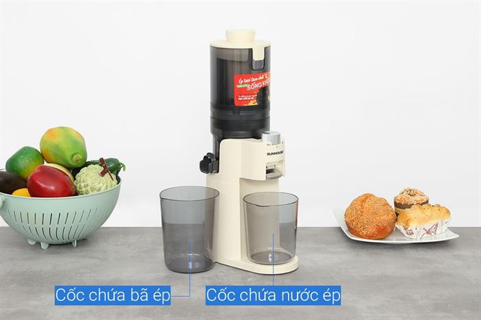 Máy ép chậm Sunhouse SHD5514 Màu Màu be