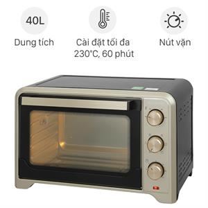 Lò nướng thùng Kangaroo 1600W KG4001 40 lít