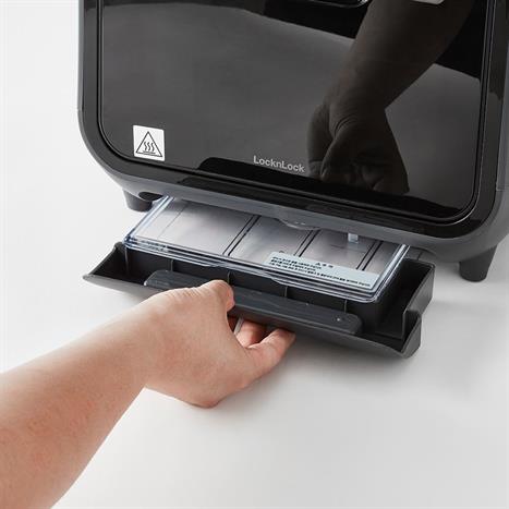 Lò nướng có hấp Lock&Lock EJF693GRY 12,5 lít Màu Xám