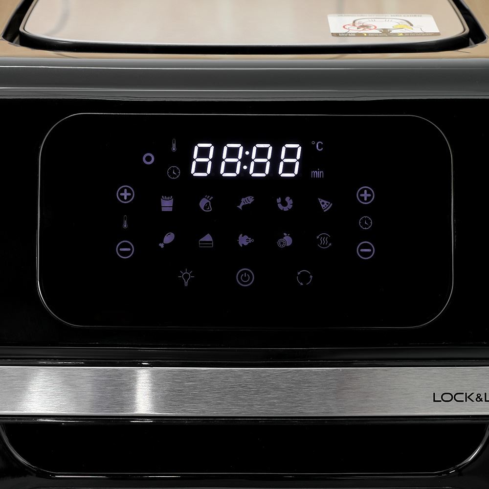 Lò nướng Lock&Lock EJF696BLK 12 lít Màu Đen