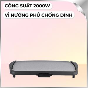 Bếp nướng điện Lock&Lock 2000W EJG262BLK