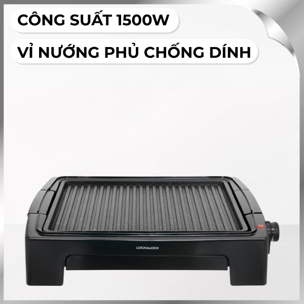 Bếp nướng điện Lock&Lock 1500W