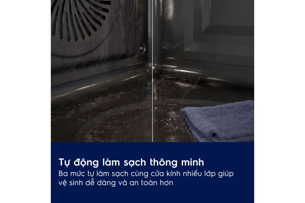 Lò nướng âm Electrolux KODDP39H 71 lít Màu Đen
