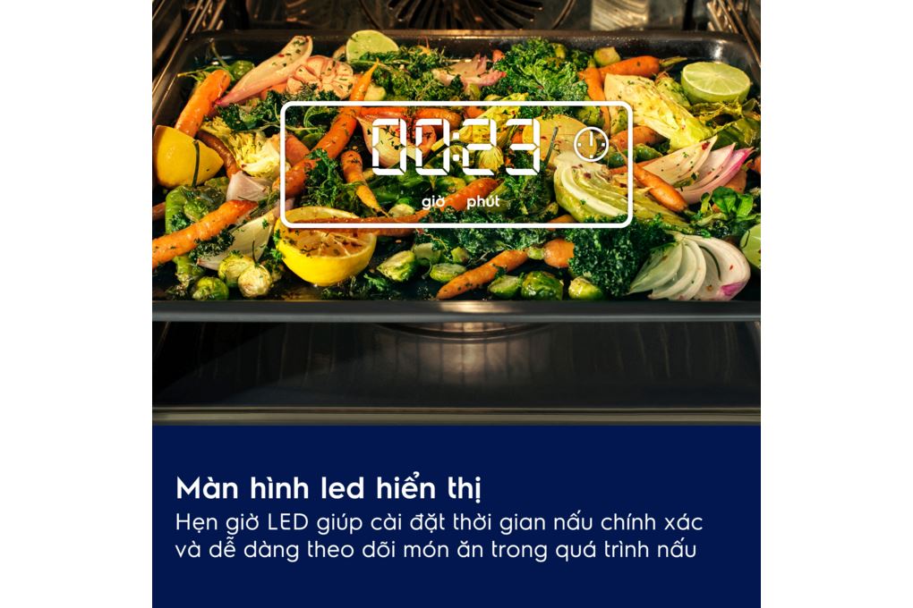 Lò nướng âm Electrolux KOIGE00H2 72 lít Màu Đen