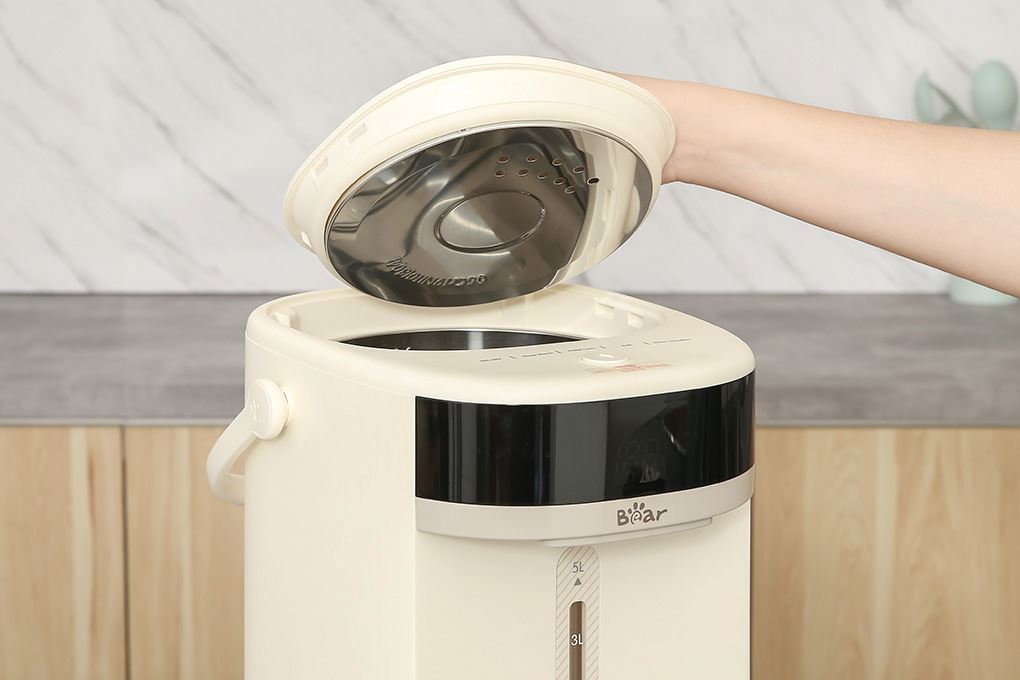Bình thuỷ điện Bear EWB-5H50C62 5 lít Màu Màu be
