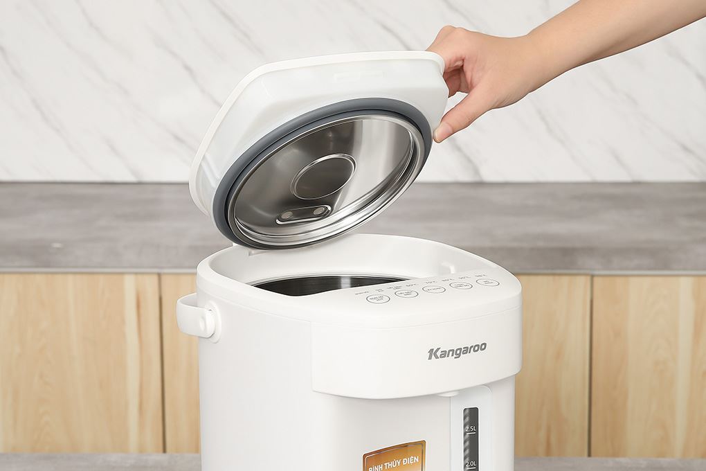 Bình thuỷ điện Kangaroo KGT32G 3.2 lít Màu Trắng