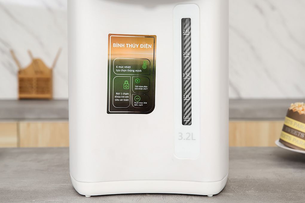 Bình thuỷ điện Kangaroo KGT32G 3.2 lít Màu Trắng