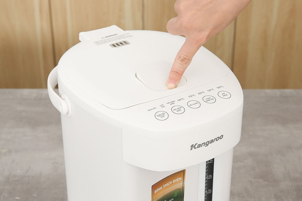 Bình thuỷ điện Kangaroo KGT32G 3.2 lít Màu Trắng
